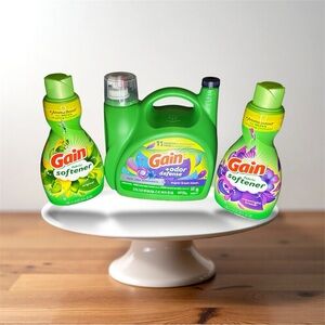 3 Odor Defense Laundry Set - Green and Purple